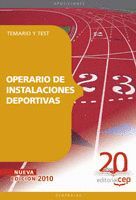 010 OPERARIO DE INSTALACIONES DEPORTIVAS. TEMARIO Y TEST