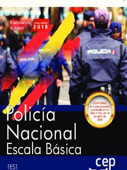 018 TEST POLICÍA NACIONAL ESCALA BÁSICA