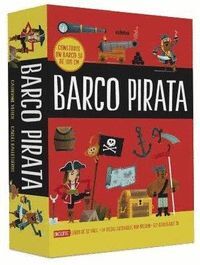 BARCO PIRATA. CONSTRUYE UN BARCO 3D DE 100CM (LIBRO+54 PIEZAS+SET DESPLEGALE)