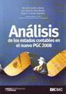 ANALISIS DE LOS ESTADOS CONTABLES EN EL NUEVO PGC 2008