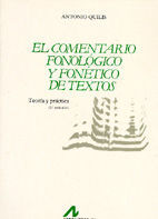 COMENTARIO FONOLOGICO Y FONETICO DE TEXTOS