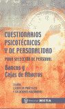 015 CUESTIONARIOS PSICOTECNICOS Y DE PERSONALIDAD.BANCOS-CAJAS AHORRO