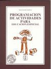 PROGRAMACION ACTIVIDADES EDUCACION ESPECIAL
