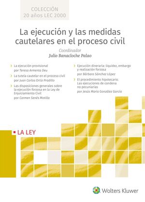 5VOLS LA EJECUCIÓN Y MEDIDAS CAUTELARES EN EL PROCESO CIVIL PROCEDIMIENTO HIPOTECARIO/EJECUCION HIPOTECARIO/ TUTELA CAUTELAR/EJECUCION PROVISIONAL