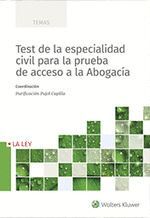 019 TEST DE LA ESPECIALIDAD CIVIL PARA LA PRUEBA DE ACCESO A LA ABOGACIA
