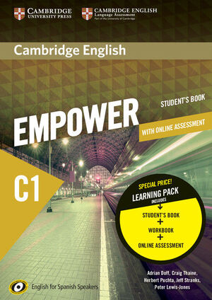 017 CAMBRIDGE ENGLISH EMPOWER SPEAKERS C1 LEARNING PACK (STUDENT'S BOOK WITH ONLINE ASSESSMENT AND PRACTICE AND WORKBOOK)