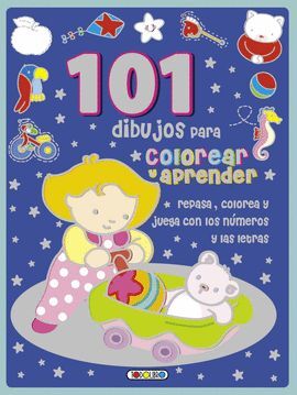 101 DIBUJOS PARA COLOREAR Y APRENDER ( ROJO ) REF.382-01