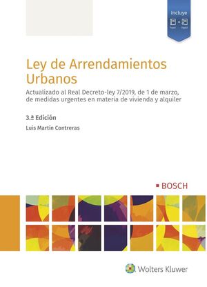 LEY DE ARRENDAMIENTOS URBANOS (3.ª EDICION)