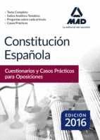 016 CONSTITUCION ESPAÑOLA. CUESTIONARIOS Y CASOS PRACTICOS