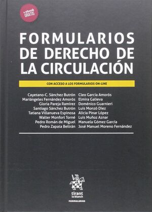 FORMULARIOS DE DERECHO DE LA CIRCULACIÓN