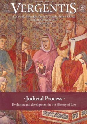 N6 VERGENTIS. REVISTA. JUDICIAL PROCESS, EVOLUTION AND DEVELOPMENT IN THE HISTORY OF LAW (DÚO)