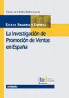 INVESTIGACION DE PROMOCION DE VENTAS EN ESPAÑA, LA.