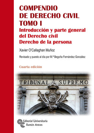022 COMPENDIO DE DERECHO CIVIL TOMO I.INTRODUCCIÓN Y PARTE GENER