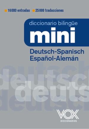 023 DICCIONARIO MINI DEUTSCH-SPANISCH / ESPAÑOL-ALEMÁN