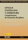 T/I -LENGUA CASTELLANA Y LITERATURA -COMPLEMENTOS DE FORMACION...