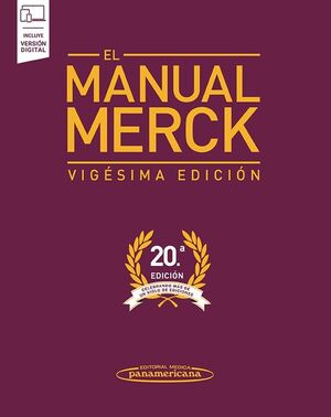 020 EL MANUAL MERCK (INCLUYE VERSION DIGITAL) 20ª EDICION