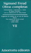 T7 SIGMUND FREUD -OBRAS COMPLETAS /FRAGMENTO DE ANALISIS DE UN CASO HISTERIA